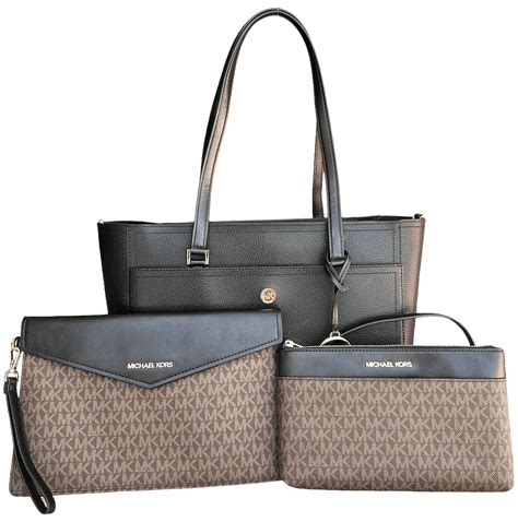 michael kors 3 piece bag set|michael kors maisie tote bag.